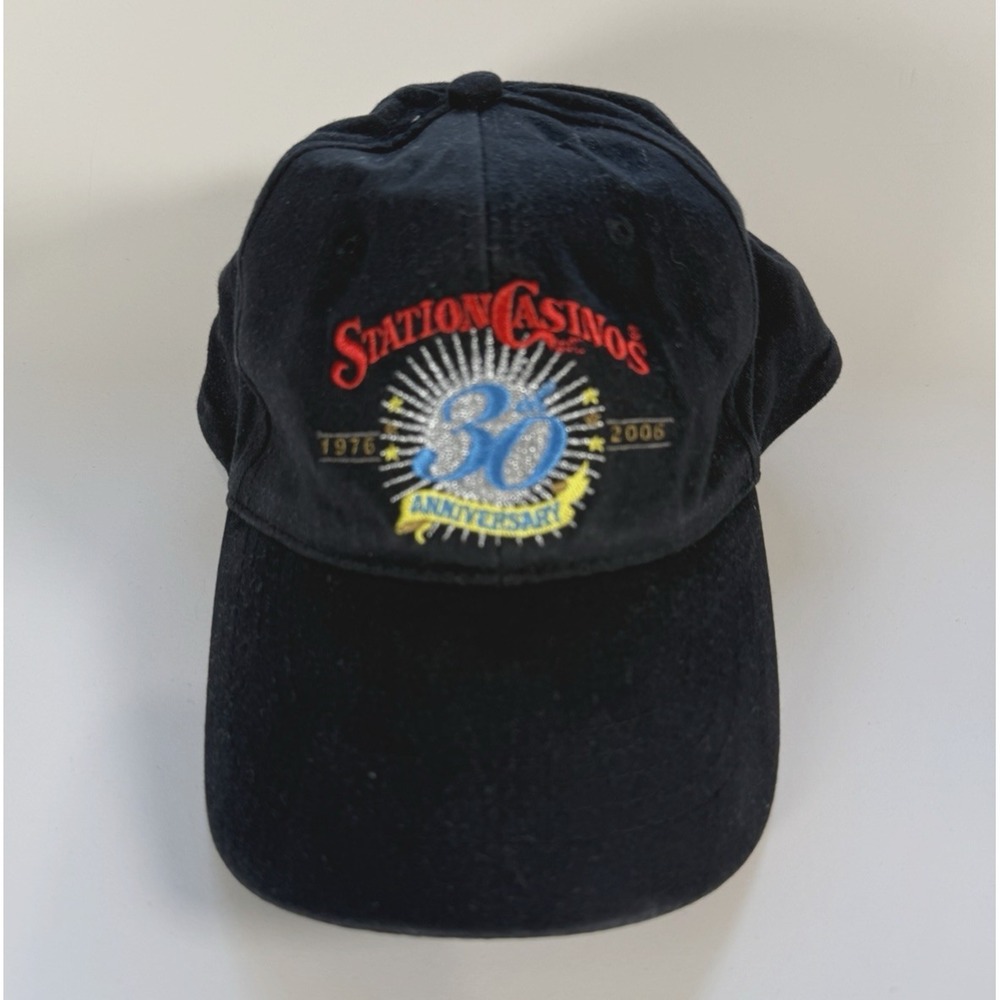 Station Casinos Hotel Las Vegas 30th Anniversary 1976-2006 Baseball Cap Black OS